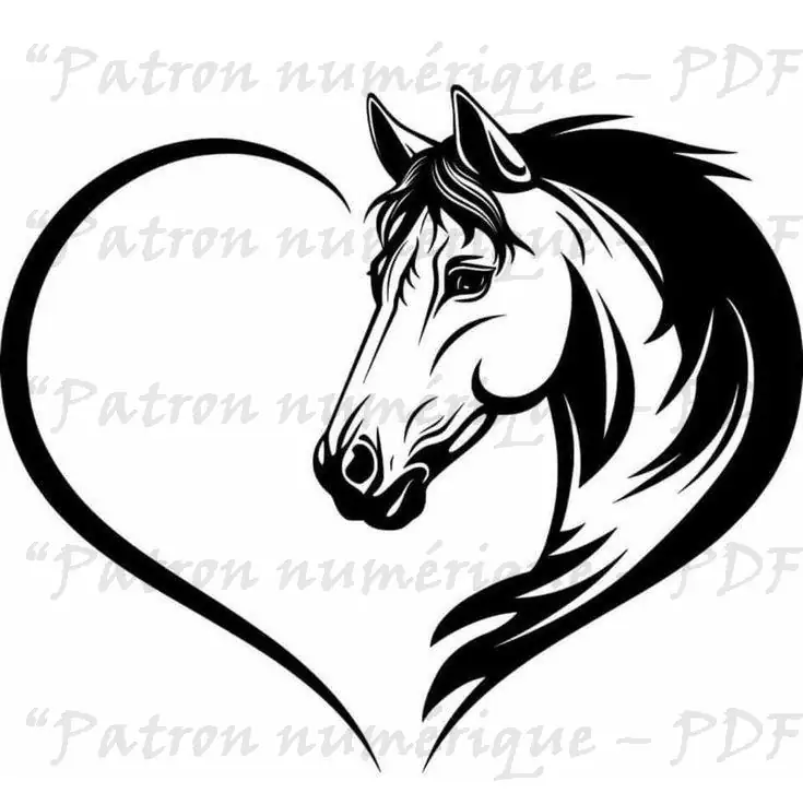 Livre sculpté motif cheval- Les Livres d'Annick".