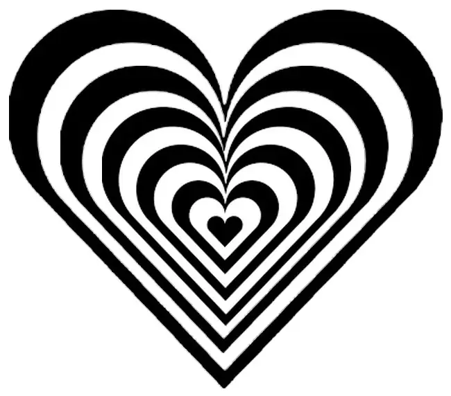 Patron Coeur Multi niveaux