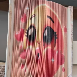 stripbook motif bisou - Les Livres d'Annick".