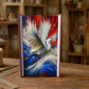 stripbook motif héron - Les Livres d'Annick".