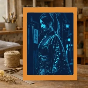 Portrait japonais lumineux