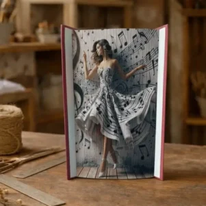 stripbook motif notes de musique - Les Livres d'Annick".