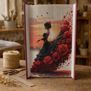 stripbook motif danseuse flamenco - Les Livres d'Annick".